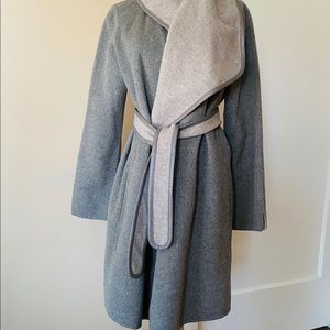 Vince Wool Wrap Coat
